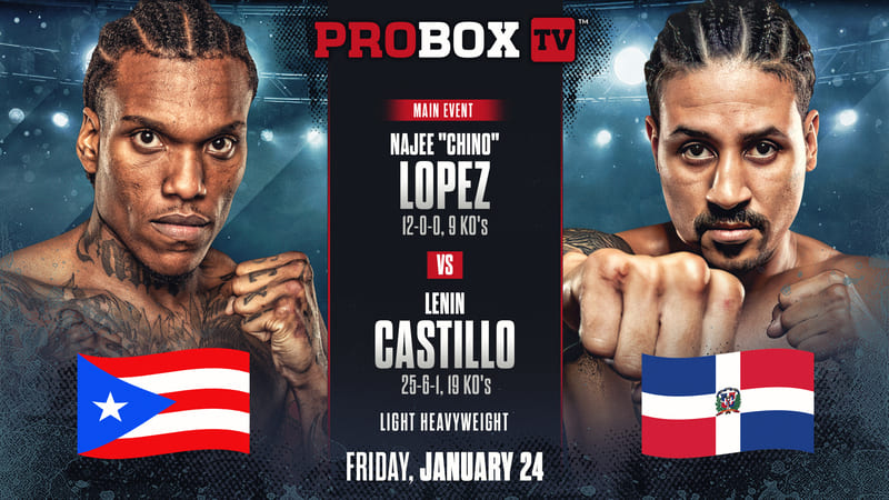 CONTENDER SERIES | Lopez vs Castillo